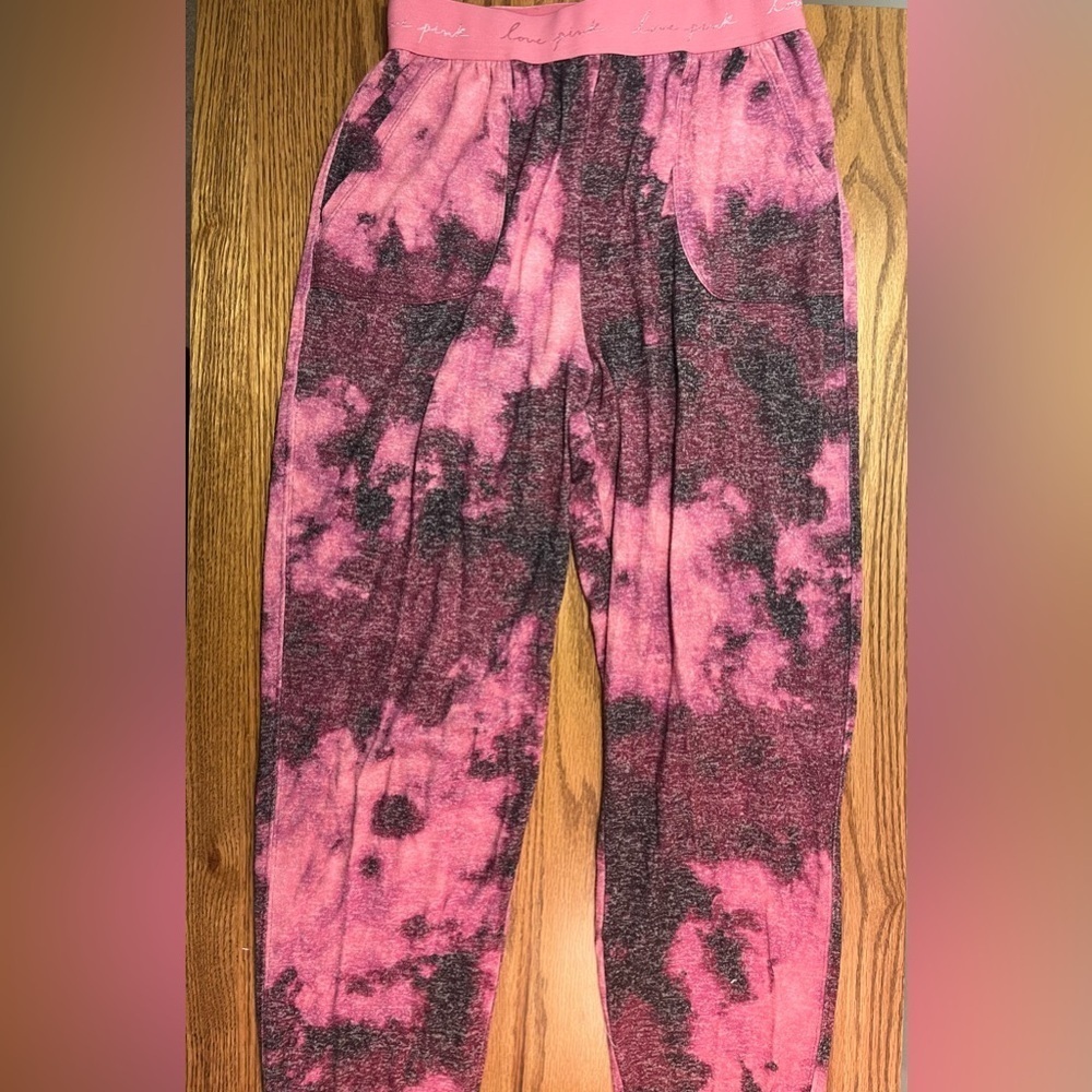 Victoria Secret Pink Tie Dye Joggers Sweatpants